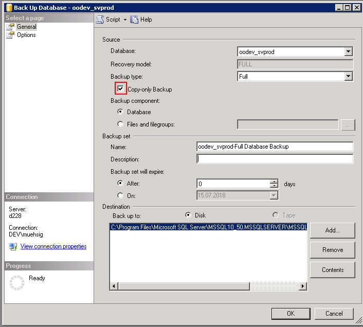 distrikt kaskade Blueprint Code Inside Blog | Easy way to copy a SQL database with Microsoft SQL  Server Management Studio (SSMS)