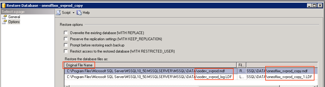 sql toolbelt copy database